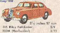 <a href='../files/catalogue/Corgi/205/1959205.jpg' target='dimg'>Corgi 1959 205  Riley Pathfinder Saloon</a>