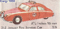 <a href='../files/catalogue/Corgi/213/1959213.jpg' target='dimg'>Corgi 1959 213  Jaguar Fire Service Car</a>