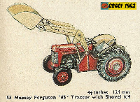 <a href='../files/catalogue/Corgi/53/196053.jpg' target='dimg'>Corgi 1960 53  Massey Ferguson 65 Tractor with Shovel</a>