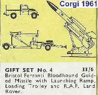 <a href='../files/catalogue/Corgi/gs4/1961gs4.jpg' target='dimg'>Corgi 1961 gs4  RAF Land Rover with Bloodhound and Ramp</a>