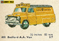 <a href='../files/catalogue/Corgi/408/1963408.jpg' target='dimg'>Corgi 1963 408  Bedford AA Road Service Van</a>
