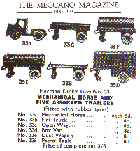 <a href='../files/catalogue/Dinky/33/193533.jpg' target='dimg'>Dinky 1935 33  Mechanical Horse and four assorted trailers</a>