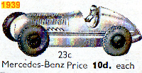 <a href='../files/catalogue/Dinky/23c/193923c.jpg' target='dimg'>Dinky 1939 23c  Mercedes Benz Racing Car</a>