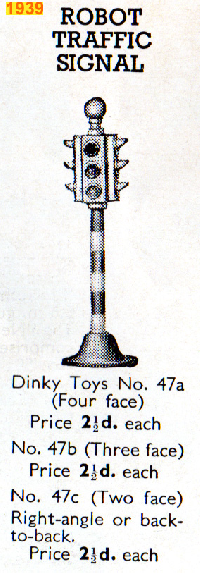 <a href='../files/catalogue/Dinky/47c/193947c.jpg' target='dimg'>Dinky 1939 47c  Robot Traffic Signal Two Face right angle or back to back</a>