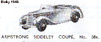 <a href='../files/catalogue/Dinky/38e/194638e.jpg' target='dimg'>Dinky 1946 38e  Armstrong Siddeley  </a>
