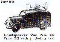 <a href='../files/catalogue/Dinky/34c/194834c.jpg' target='dimg'>Dinky 1948 34c  Loudspeaker Van</a>