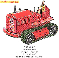 <a href='../files/catalogue/Dinky/963/1954963.jpg' target='dimg'>Dinky 1954 963  Blaw Knox Heavy Tractor</a>