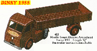 <a href='../files/catalogue/Dinky/421/1955421.jpg' target='dimg'>Dinky 1955 421  Hindle-Smart Electric Articulated Lorry</a>