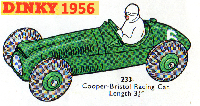 <a href='../files/catalogue/Dinky/233/1957233.jpg' target='dimg'>Dinky 1957 233  Cooper-Bristol Racing Car</a>