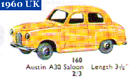 <a href='../files/catalogue/Dinky/160/1960160.jpg' target='dimg'>Dinky 1960 160  Austin A30 Saloon</a>