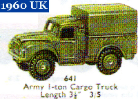 <a href='../files/catalogue/Dinky/641/1960641.jpg' target='dimg'>Dinky 1960 641  Army 1-ton Cargo Truck</a>