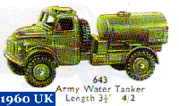 <a href='../files/catalogue/Dinky/643/1960643.jpg' target='dimg'>Dinky 1960 643  Army Water Tanker</a>