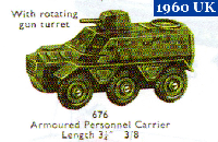 <a href='../files/catalogue/Dinky/676/1960676.jpg' target='dimg'>Dinky 1960 676  Armoured Personnel Carrier</a>