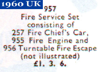 <a href='../files/catalogue/Dinky/957/1960957.jpg' target='dimg'>Dinky 1960 957  Fire Service Set</a>