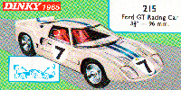 <a href='../files/catalogue/Dinky/215/1965215.jpg' target='dimg'>Dinky 1965 215  Ford GT Racing Car</a>
