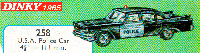 <a href='../files/catalogue/Dinky/258/1965258.jpg' target='dimg'>Dinky 1965 258  Cadillac USA Police Car</a>