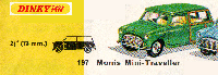 <a href='../files/catalogue/Dinky/197/1969197.jpg' target='dimg'>Dinky 1969 197  Morris Mini Traveller</a>
