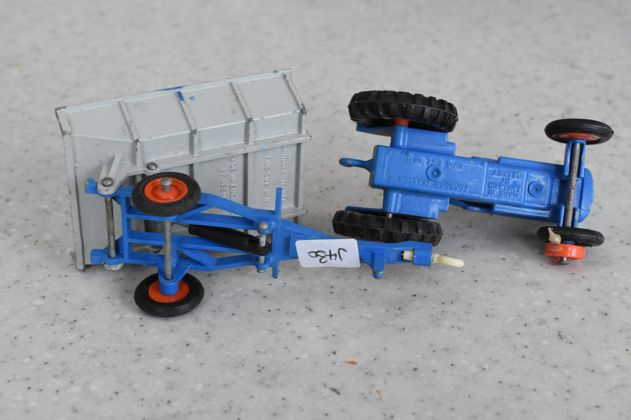 Lesney Fordson Tractor and Whitlock Trailer 11